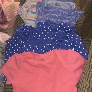 7 piece baby mix of 0-9 month summer clothing